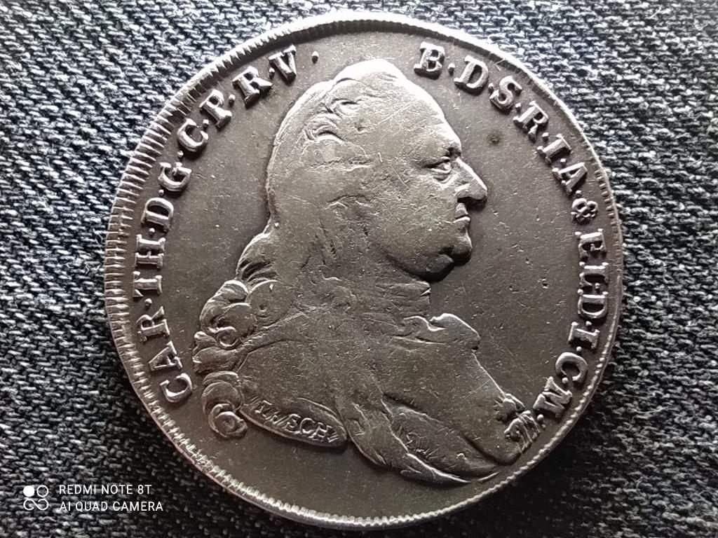 Német Államok Bajorország II. Károly (1777-1799) .833 ezüst 1 tallér