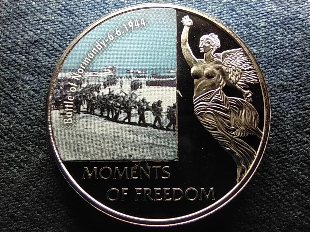Libéria A szabadság pillanatai Normandiai partraszállás - 1944.06.06. 10 Dollár