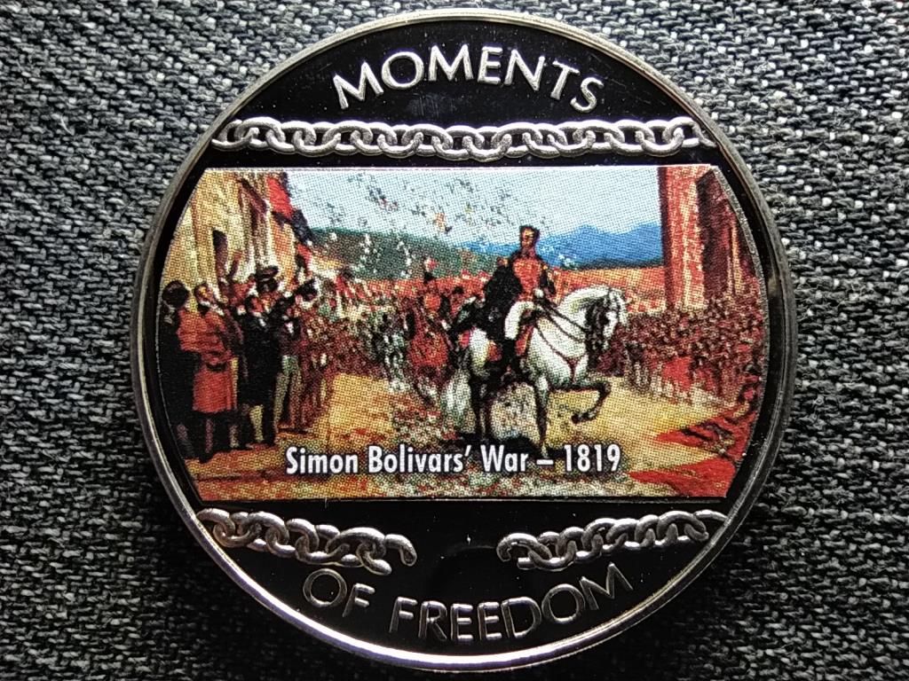 Libéria A szabadság pillanatai Simon Bolivar háborúja - 1819 10 Dollár