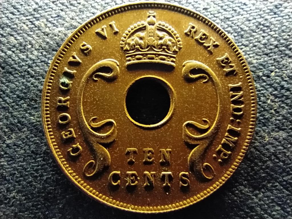 Brit-Kelet-Afrika VI. György (1936-1952) 10 cent
