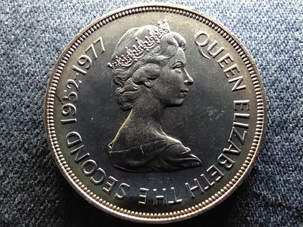 Guernsey II. Erzsébet uralkodásának 25. évfordulója 25 penny