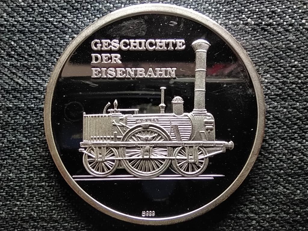 Németország A vasút története Rocket 1829 .999 ezüst