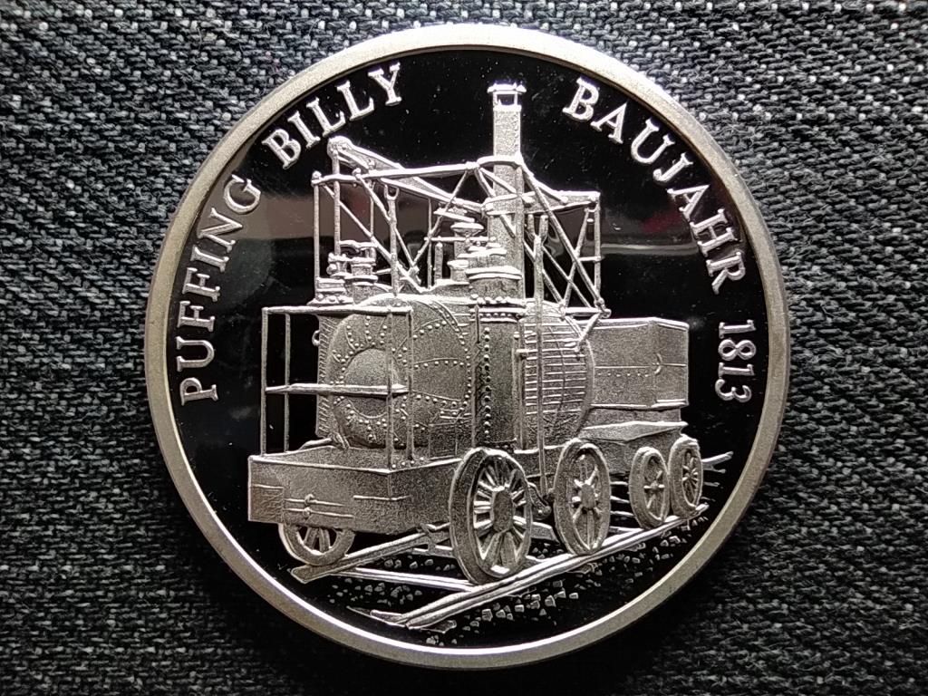 Németország A vasút története Puffing Billy 1813 .999 ezüst