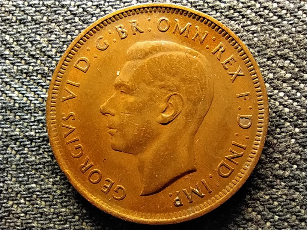 Ausztrália VI. György (1936-1952) 1/2 Penny