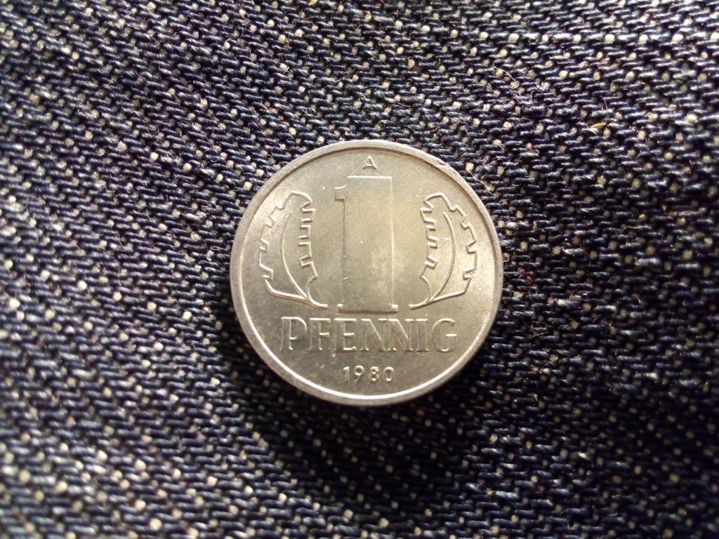 Németország Demokratikus Köztársaság (1949-1990) 1 Pfennig 1980 A