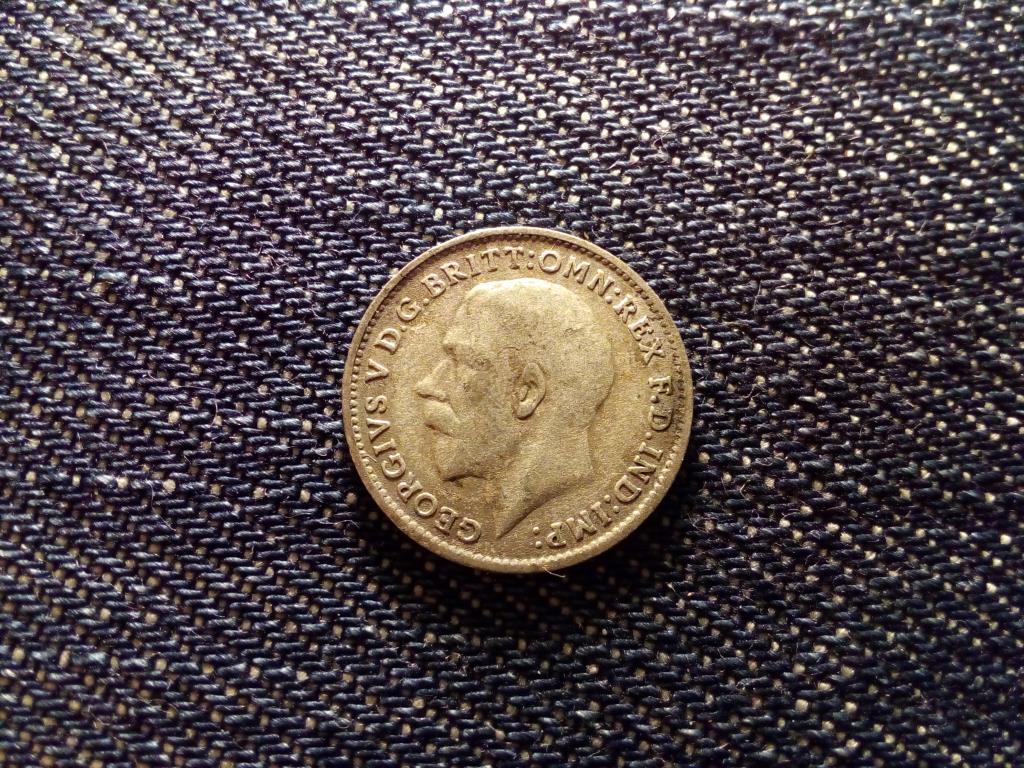 Anglia V. György .500 ezüst 3 Pence 1921