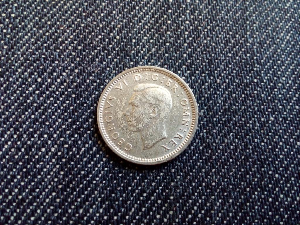 Anglia VI. György .500 ezüst 3 Pence 1944