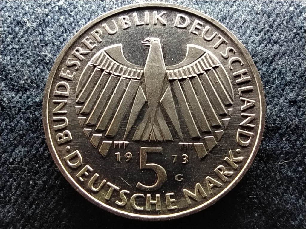 Németország 125 éves a Frankfurti Nemzetgyűlés .625 ezüst 5 Márka 1973 C