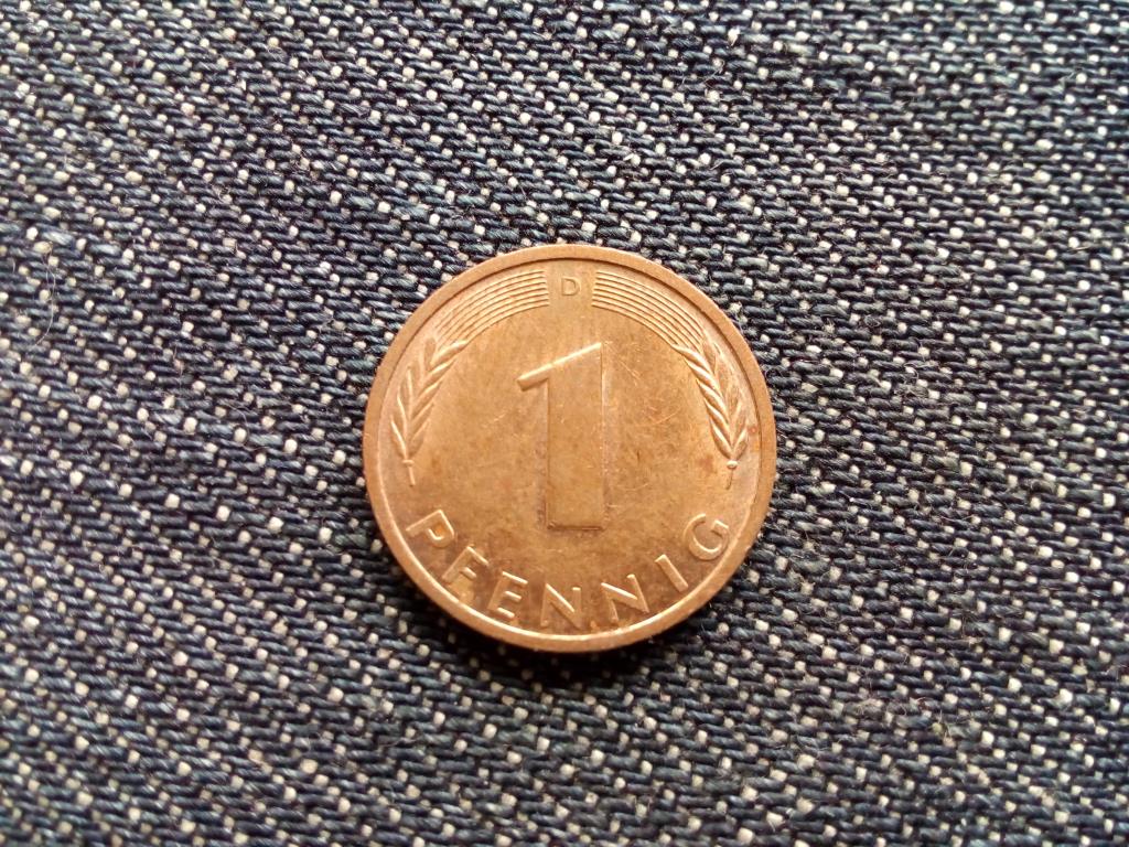 Németország Szövetségi Köztársaság (1949-1990) réz borítású acél 1 Pfennig 1985 D