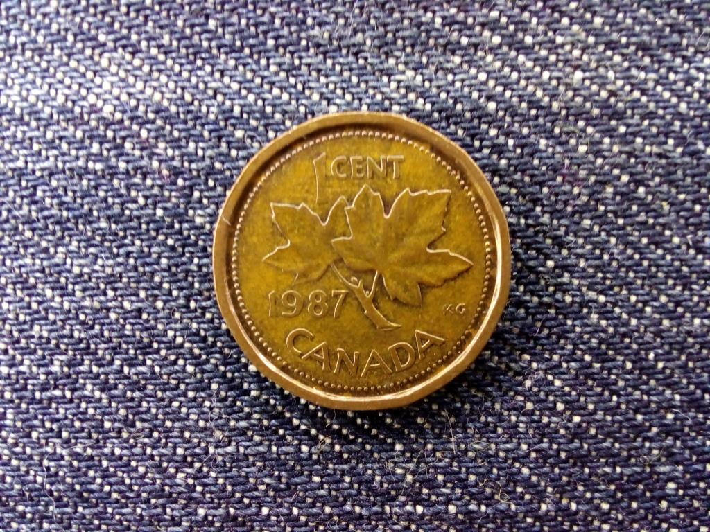 Kanada II. Erzsébet 1 Cent 1987