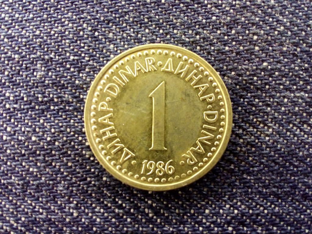 Jugoszlávia 1 Dínár 1986