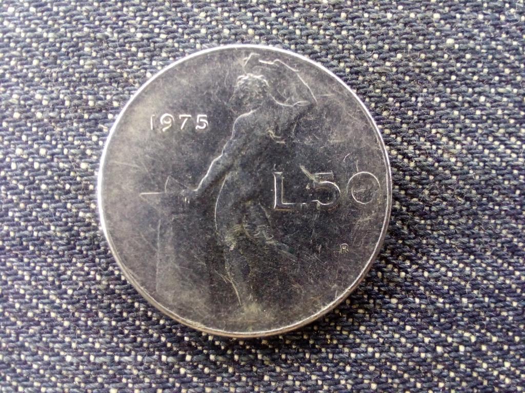 Olaszország Köztársaság (1946-) 50 Líra 1975 R