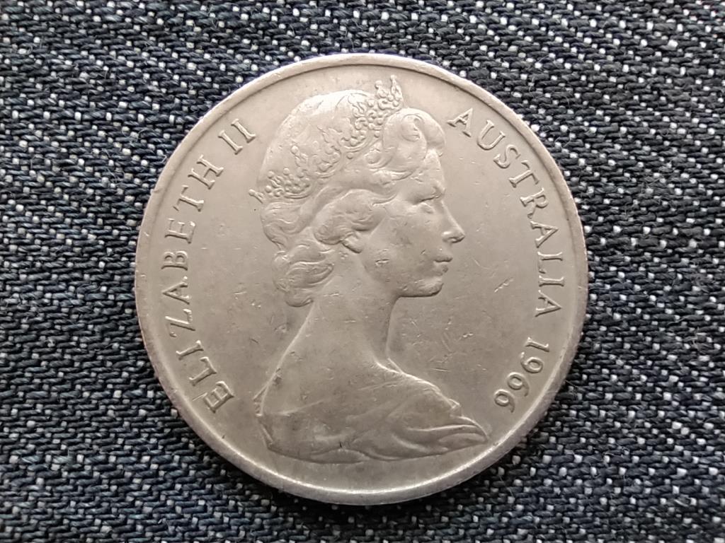 Ausztrália II. Erzsébet (1952-) 20 Cent Canberra vagy London 1966