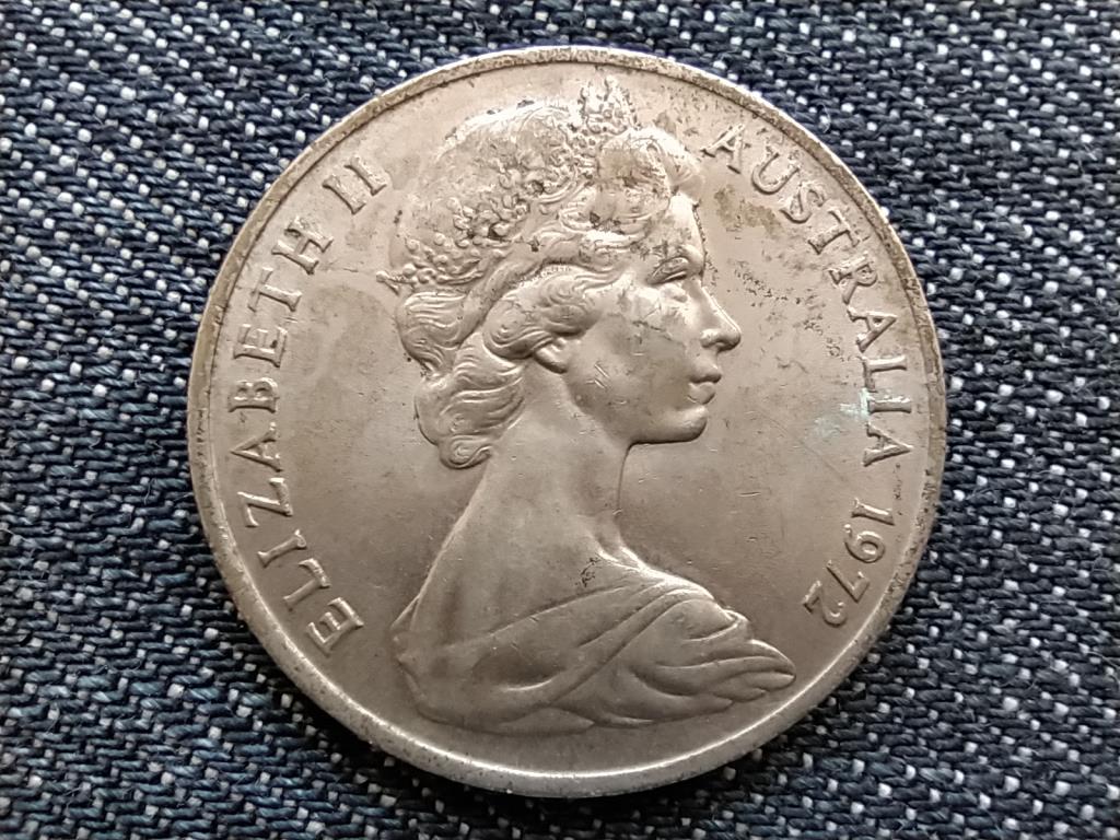Ausztrália II. Erzsébet (1952-) ritkább 20 Cent 1972