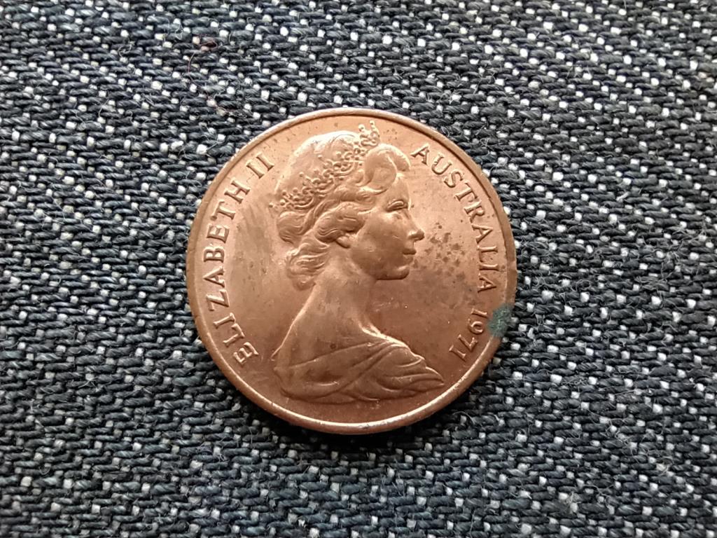 Ausztrália II. Erzsébet (1952-) szép 1 Cent 1971