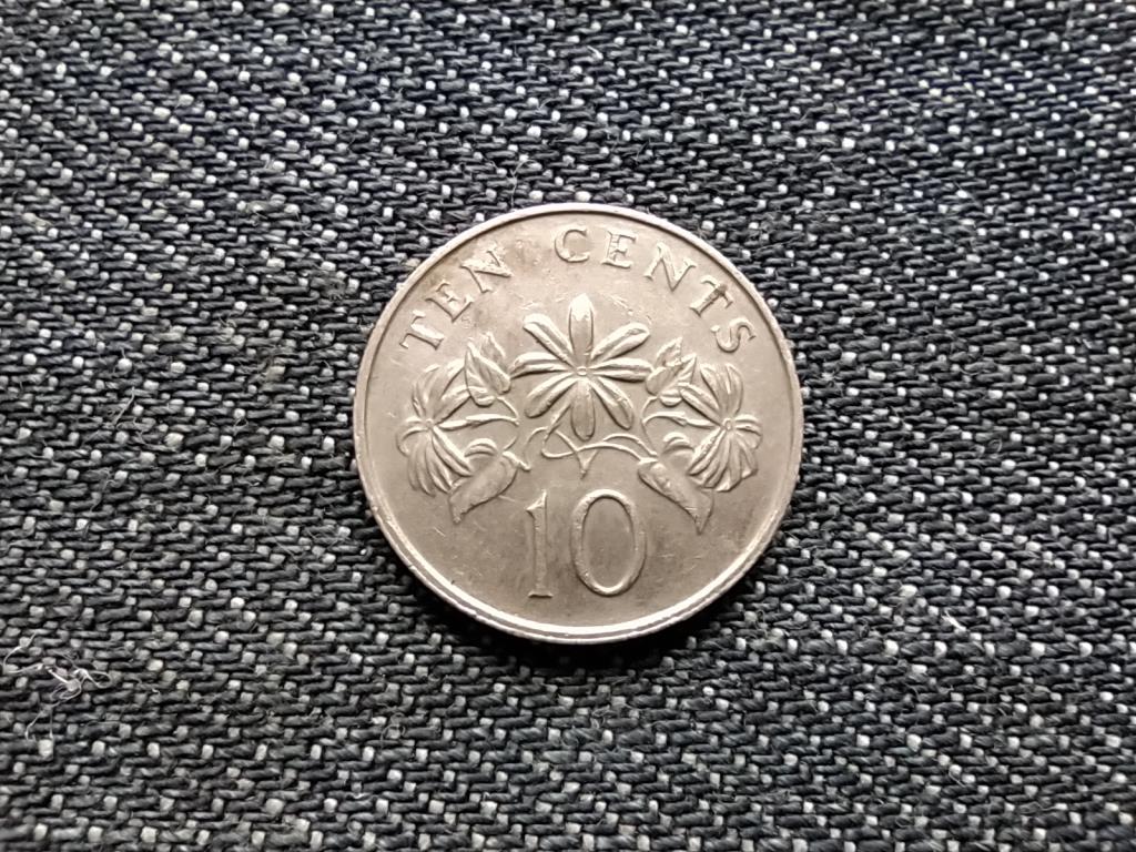 Szingapúr szalag felfelé 10 cent 1989