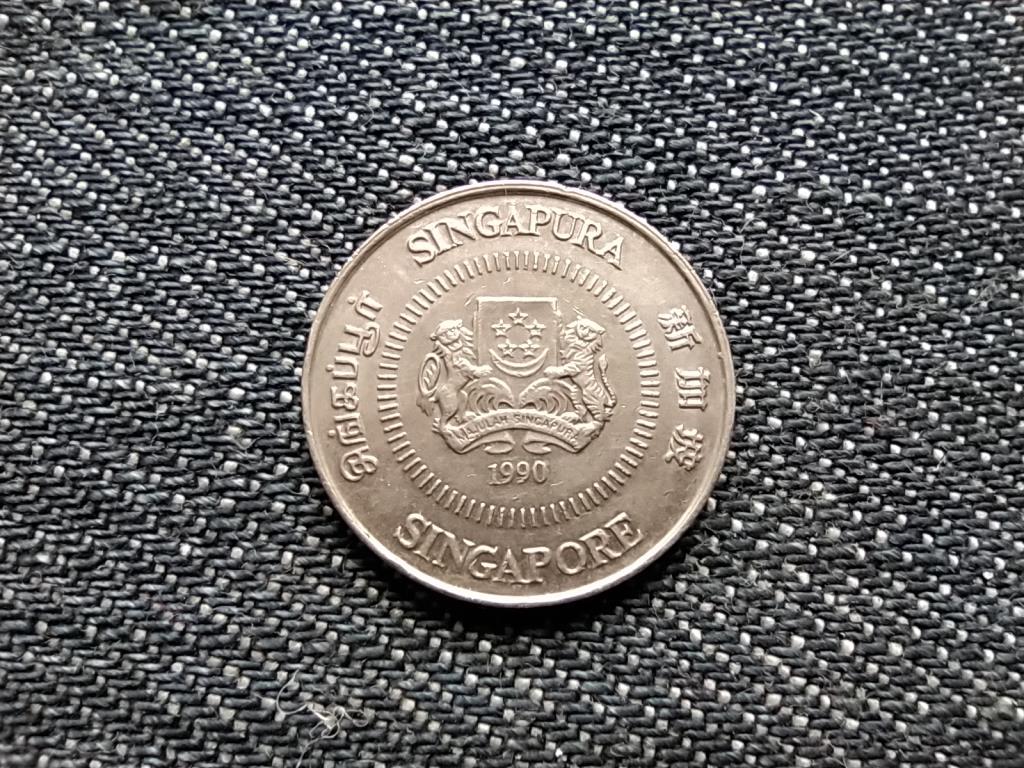 Szingapúr szalag felfelé 10 cent 1990