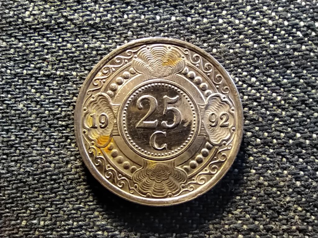 Holland Antillák Beatrix (1980-2013) 25 cent 1992