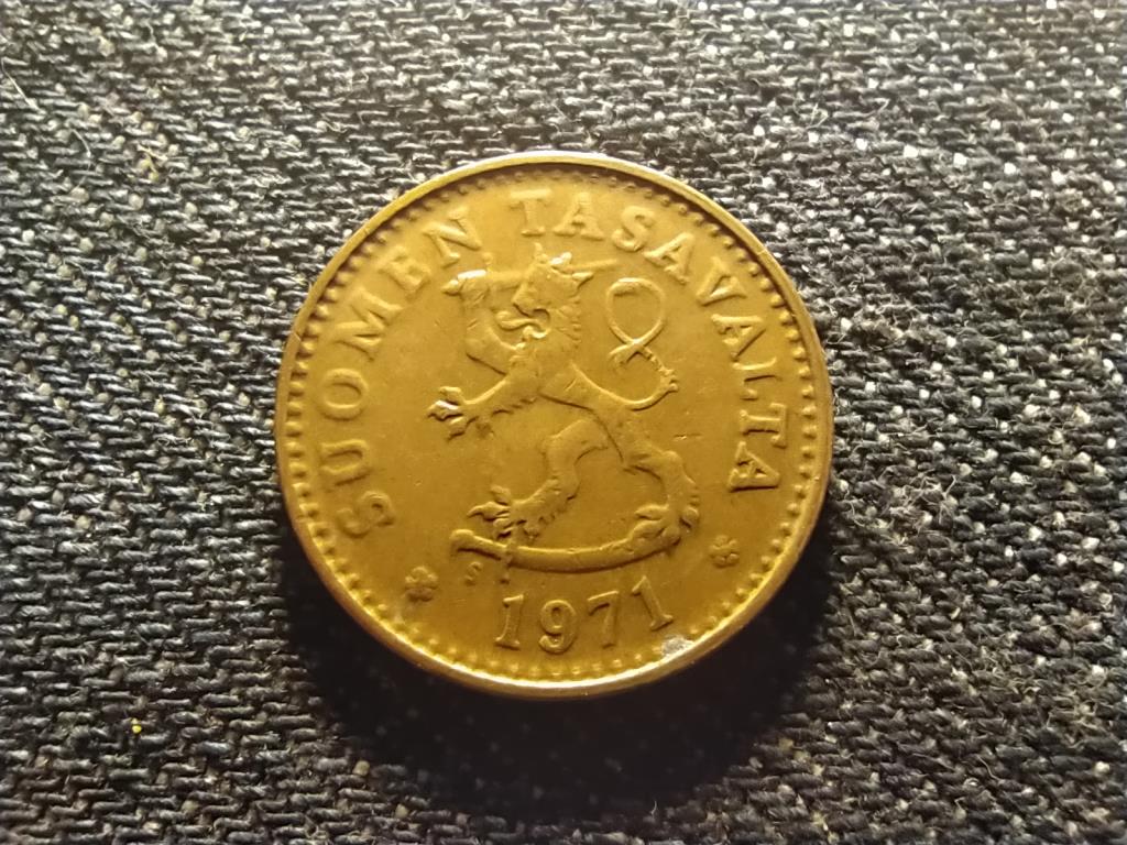 Finnország oroszlán 10 penni 1971 S