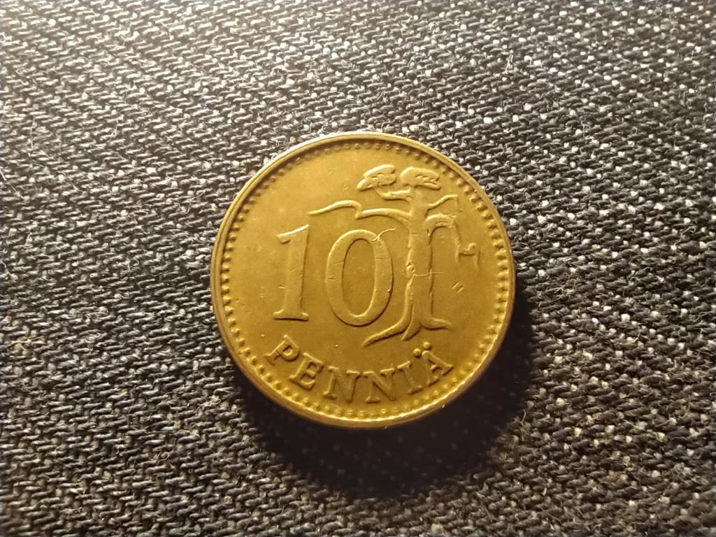 Finnország oroszlán 10 penni 1971 S