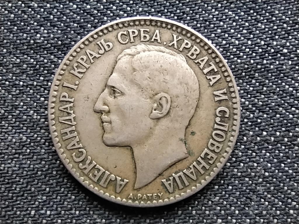 Jugoszlávia I. Sándor (1921-1934) 2 Dínár 1925 Bruxelles Mint