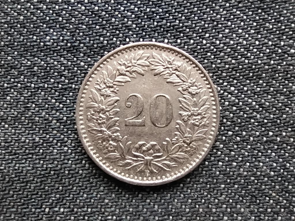 Svájc 20 Rappen 1962 B