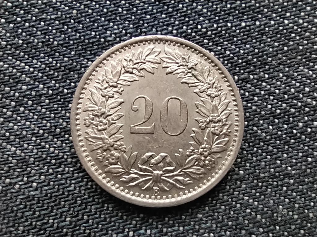 Svájc 20 Rappen 1969 B