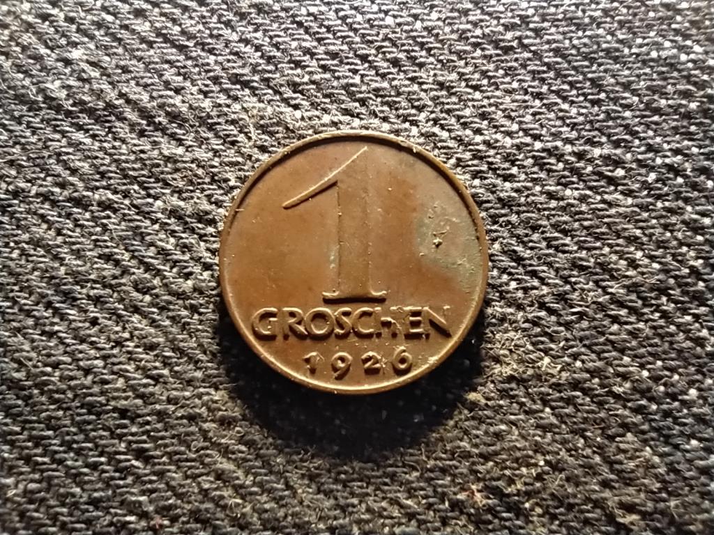 Ausztria bronz 1 Groschen 1926