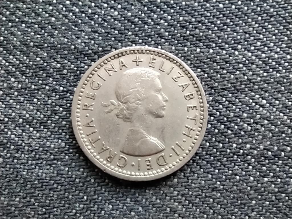 Anglia II. Erzsébet (1952-) 6 Penny 1958
