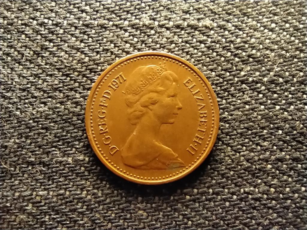 Anglia II. Erzsébet (1952-) 1/2 Penny 1971