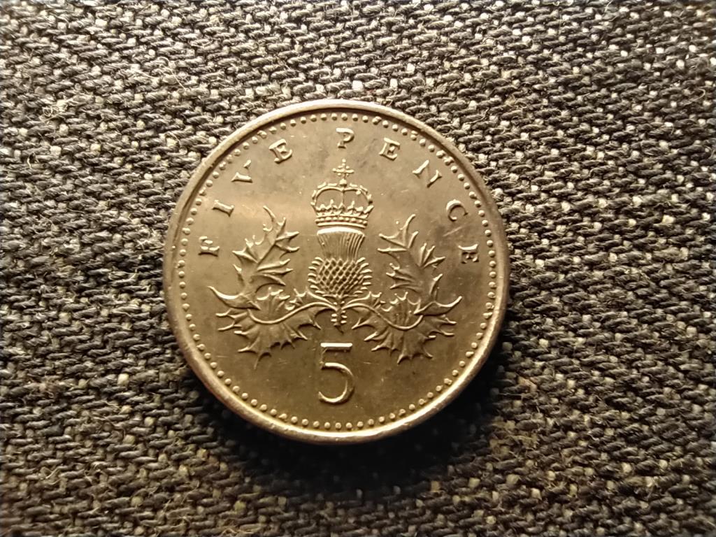 Anglia II. Erzsébet (1952-) 5 Penny 1995