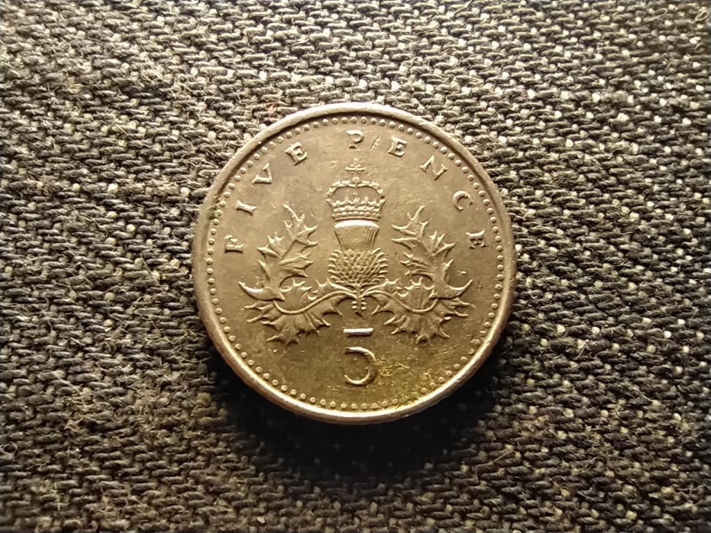 Anglia II. Erzsébet (1952-) 5 Penny 1996