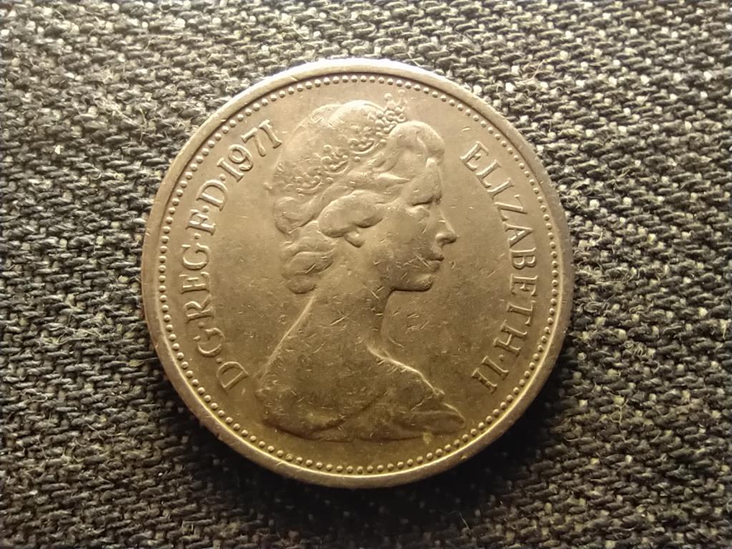Anglia II. Erzsébet (1952-) 5 Új Penny 1971
