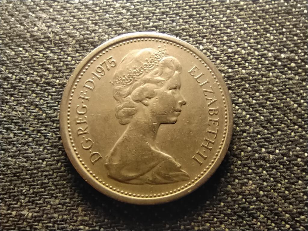 Anglia II. Erzsébet (1952-) 5 Új Penny 1975