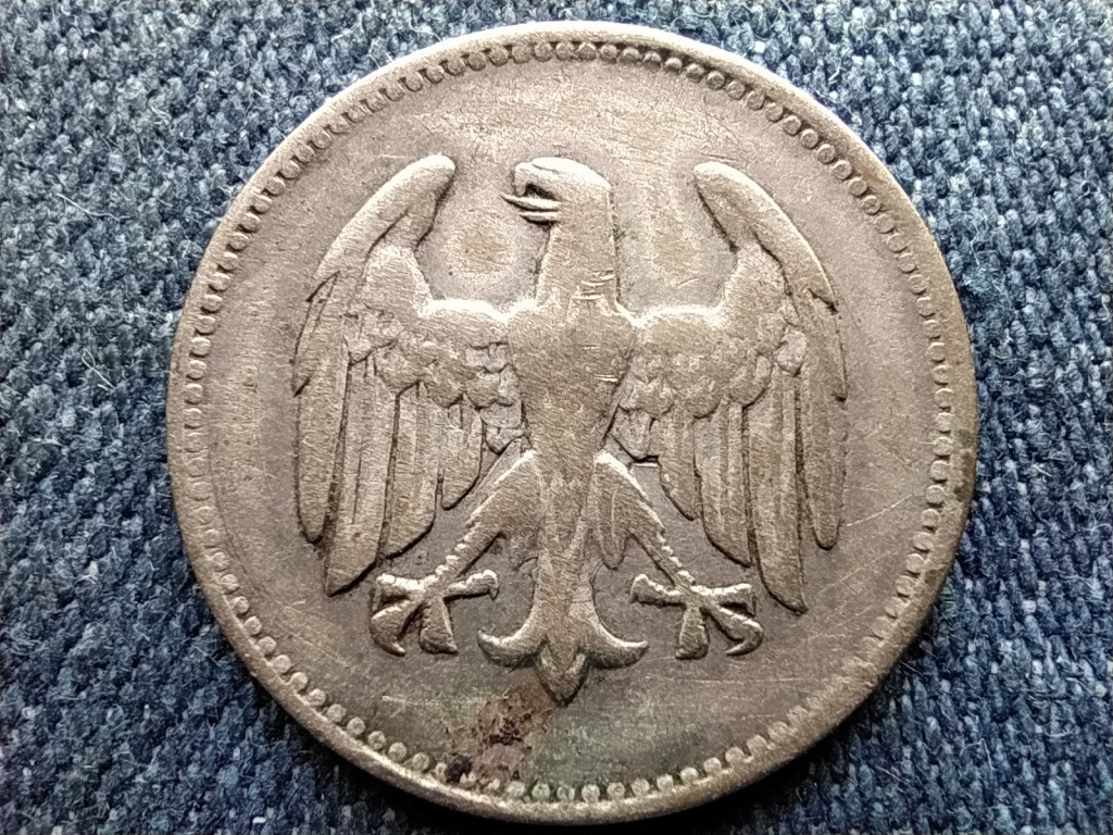 Németország Weimari Köztársaság (1919-1933) .500 ezüst 1 Márka 1924 A