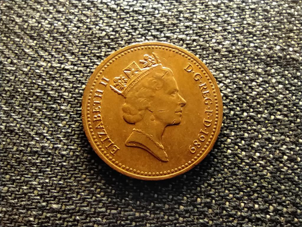 Anglia II. Erzsébet (1952-) 1 Penny 1989