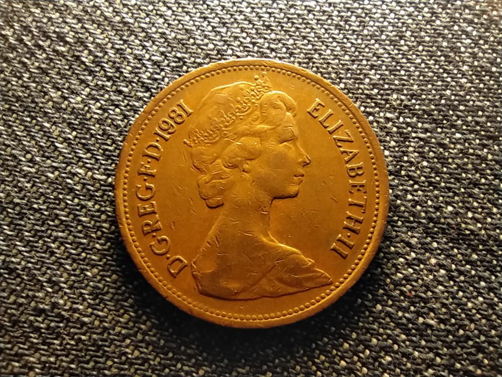 Anglia II. Erzsébet (1952-) 2 Új Penny 1981