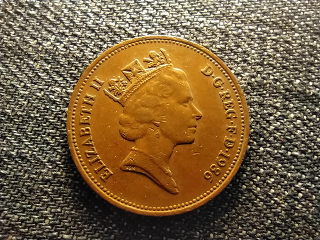 Anglia II. Erzsébet (1952-) 2 Penny 1986