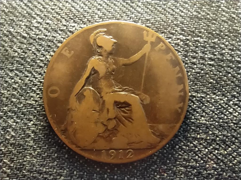 Anglia V. György 1 Penny 1912