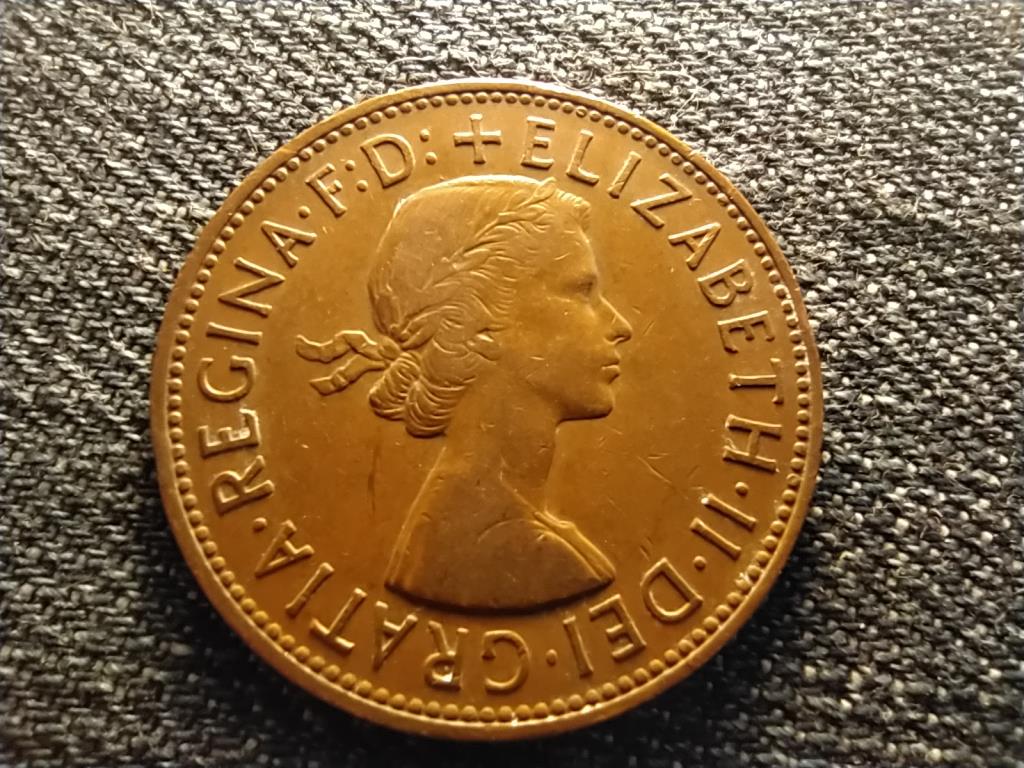 Anglia II. Erzsébet bronz 1 Penny 1962