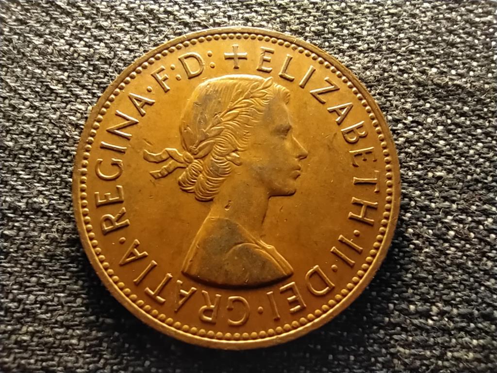 Anglia II. Erzsébet bronz 1 Penny 1967