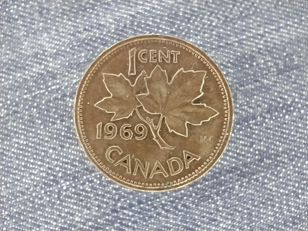 Kanada II. Erzsébet 1 Cent 1969