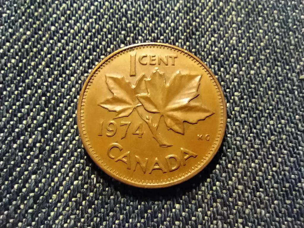 Kanada II. Erzsébet 1 Cent 1974