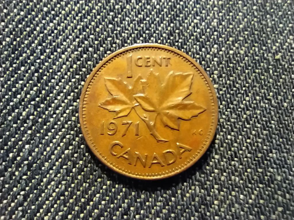 Kanada II. Erzsébet 1 Cent 1971