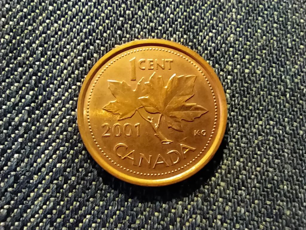 Kanada II. Erzsébet 1 Cent 2001