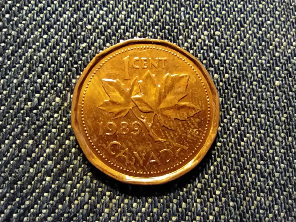 Kanada II. Erzsébet 1 Cent 1989