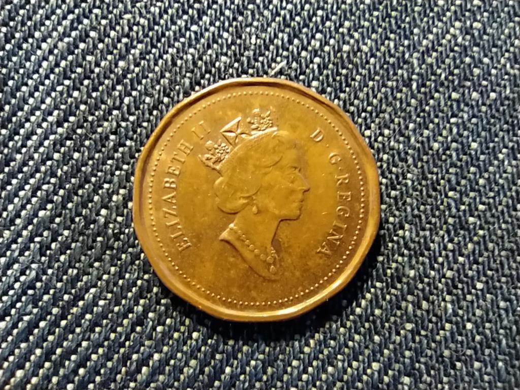 Kanada II. Erzsébet 1 Cent 1996 