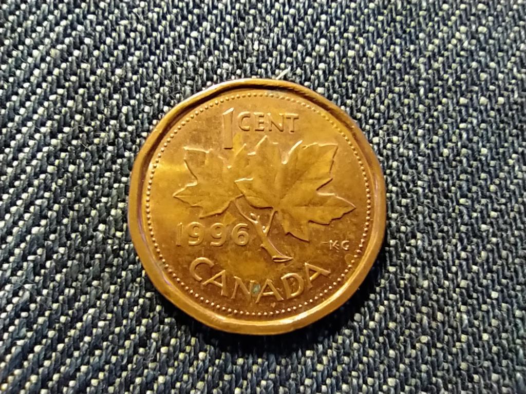 Kanada II. Erzsébet 1 Cent 1996 