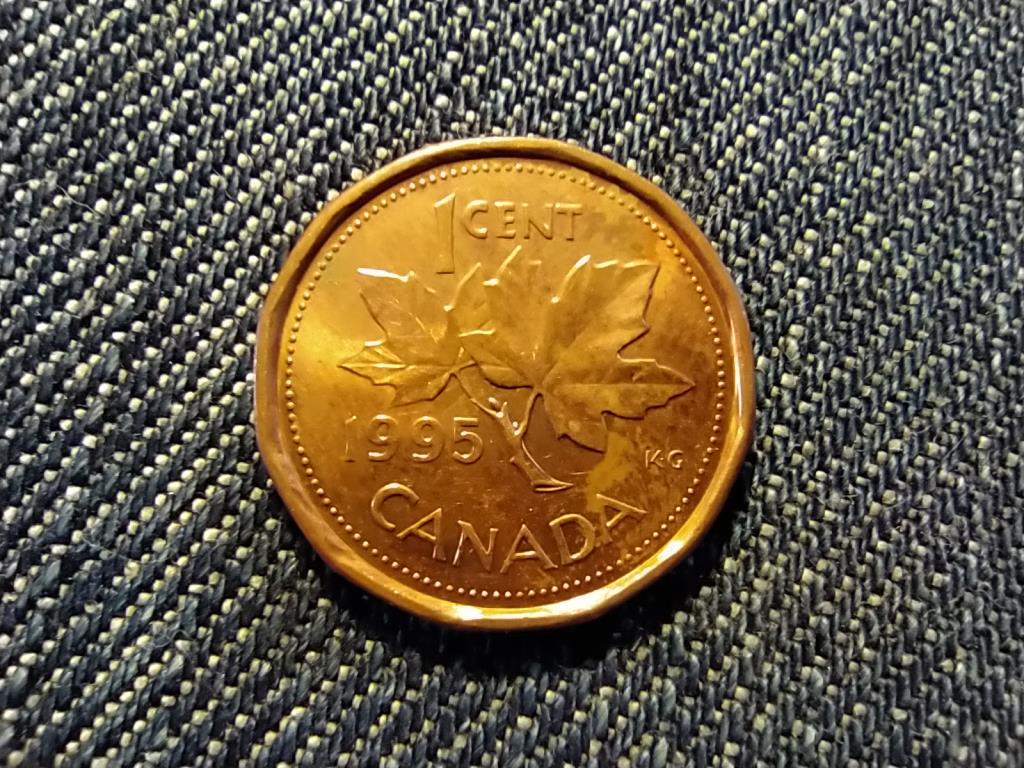 Kanada II. Erzsébet 1 Cent 1995
