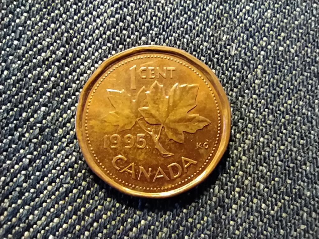 Kanada II. Erzsébet 1 Cent 1995